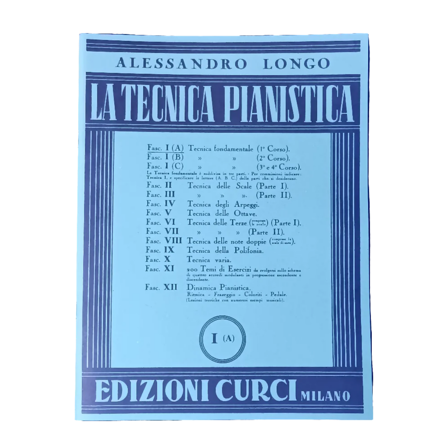 LONGO - TECNICA PIANISTICA 1A