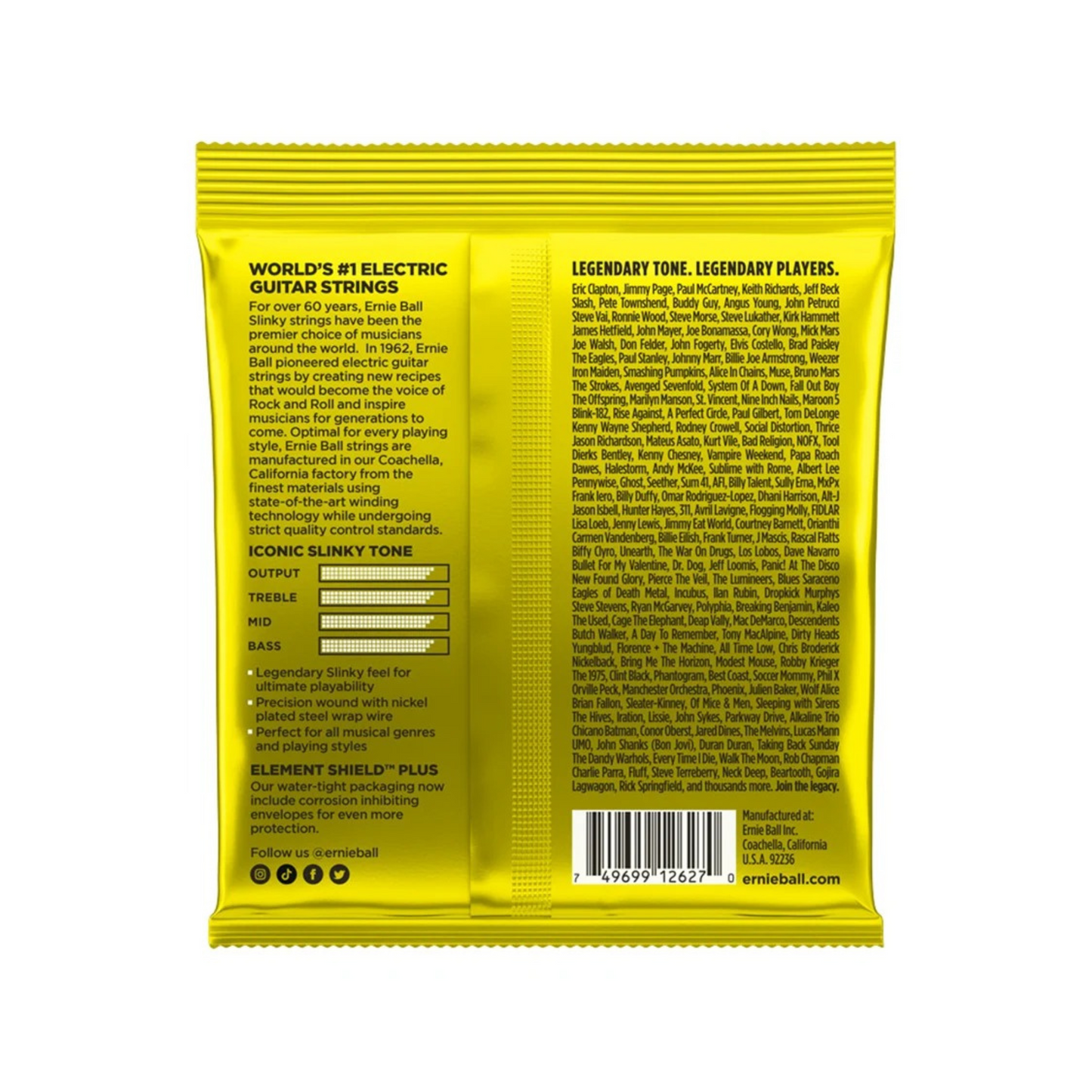 Ernie Ball - 2627 Nickel Wound Beefy Slinky 11-54